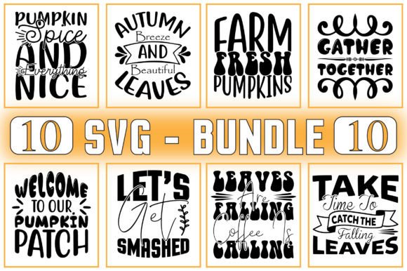 Autumn SVG Design Bundle: Graphics for Crafts