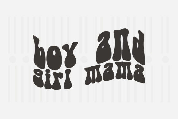 Boy and Girl Mama Mother’s Day SVG Graphics for Crafts
