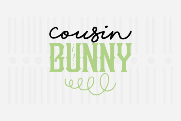 Cousin Bunny Easter SVG: Graphics for Crafts & Branding