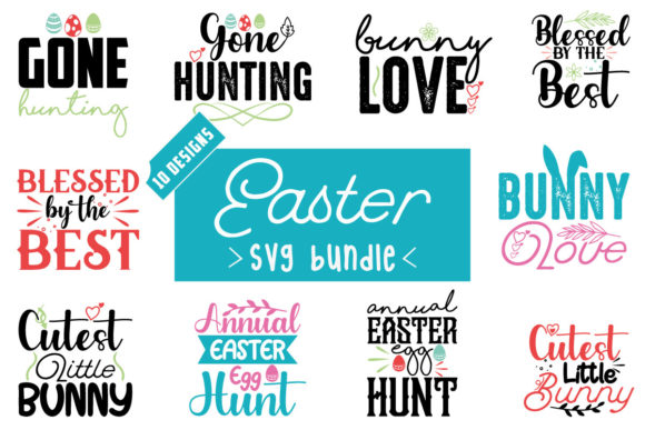 Easter SVG Bundle Vol.16: Graphics for Crafts & Content