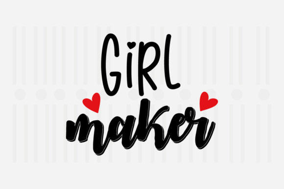 Girl Maker Mother’s Day SVG Graphics for Crafts