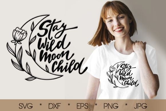 Stay Wild Moon Child Boho Quote