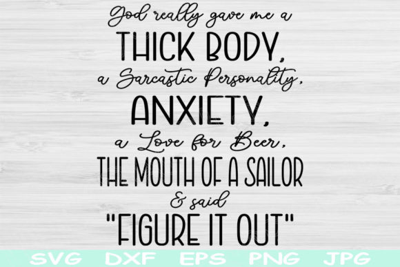 Thick Women SVG Graphics for Crafts